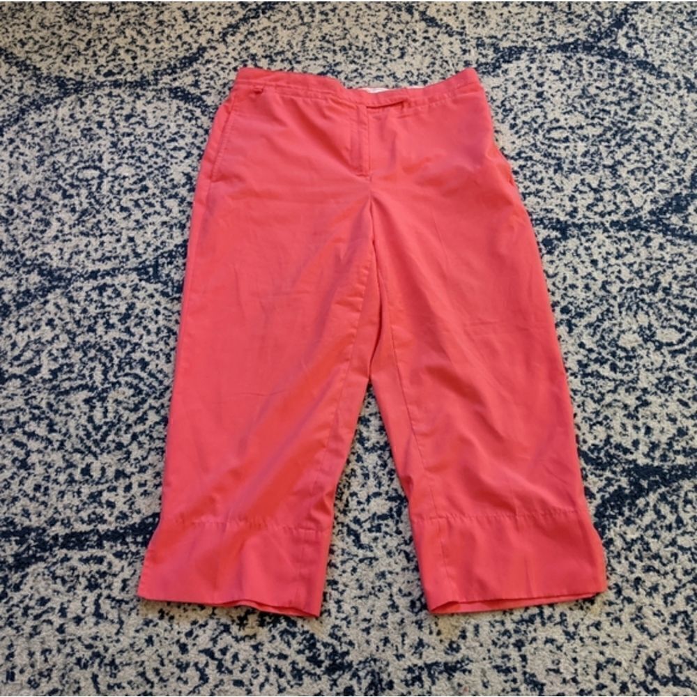 Liz Golf lizgolf Kylie coral Capri pants 14 golf pants spring summer capris